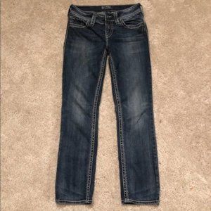 Silver | Suki Straight Jeans